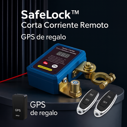SafeLock™ Corta Corriente Remoto + GPS de regalo