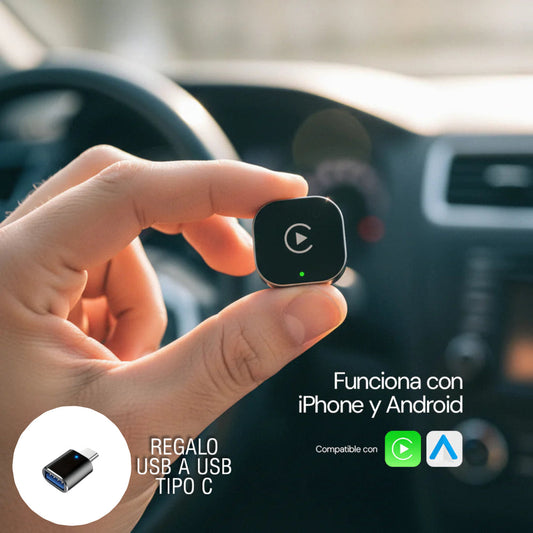 Adaptador CarPlay AutoTech™ - Conexión instantánea y sin cables